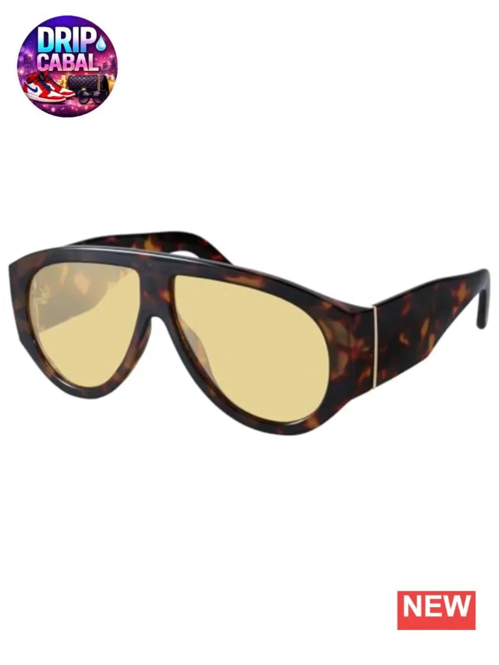 Retro Oversized Aviator Sunglasses with Chunky Frame for Women UV400 Protection